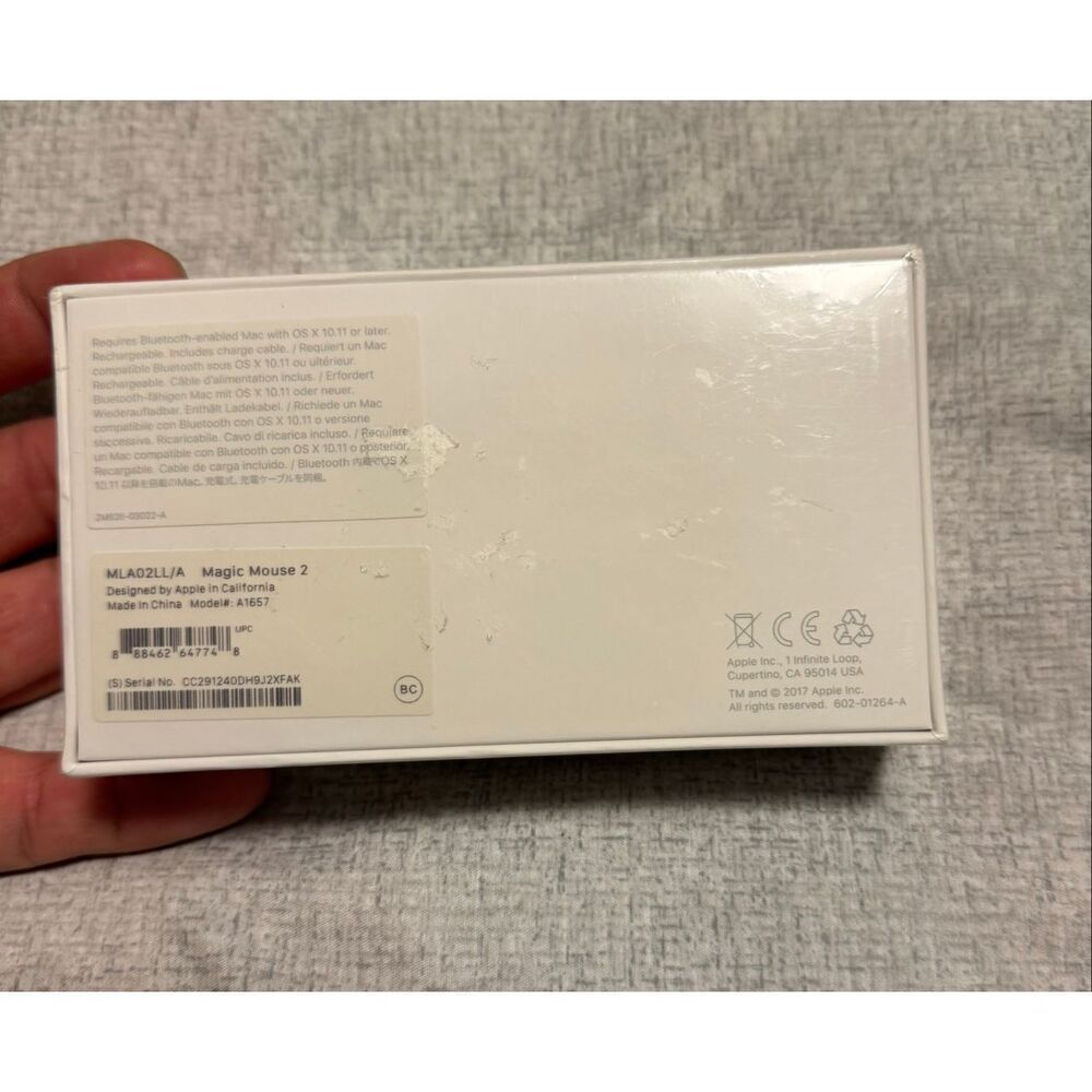 Apple Bluetooth Wireless Laser Magic Mouse A1657 USBC NEW - Picture 4 of 6